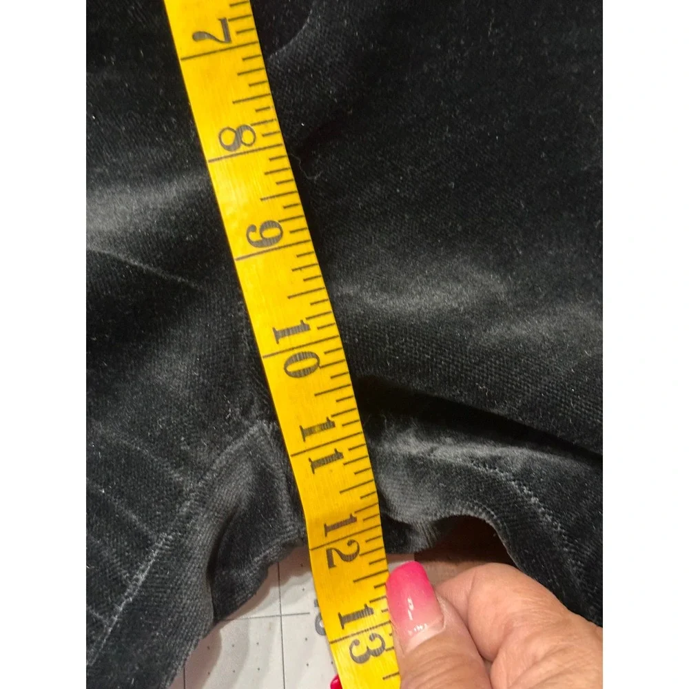 GAP Black Velvet Double Breasted Blazer Pants Suit Set Womens Size 8‎ - Picture 15 of 16